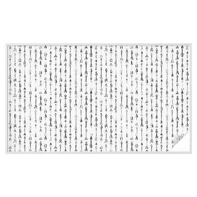 Pellicola per vetri effetto ghiaccio colorato Frecce geometriche