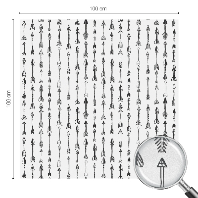 Pellicola per vetri effetto ghiaccio colorato Frecce geometriche