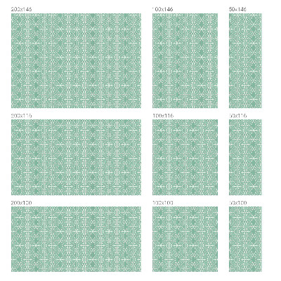 Pellicola per vetri privacy Struttura armoniosa