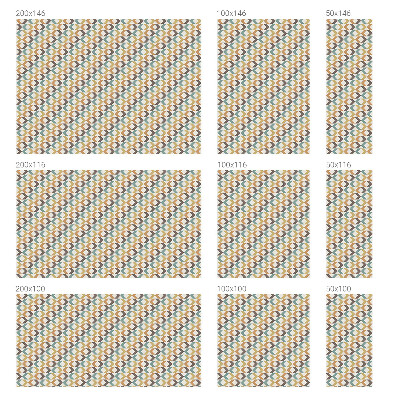 Pellicola adesiva effetto vetrata colorata Rombi geometrici