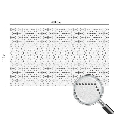 Pellicola decorativa per vetri Rombi punteggiati