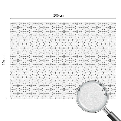 Pellicola decorativa per vetri Rombi punteggiati