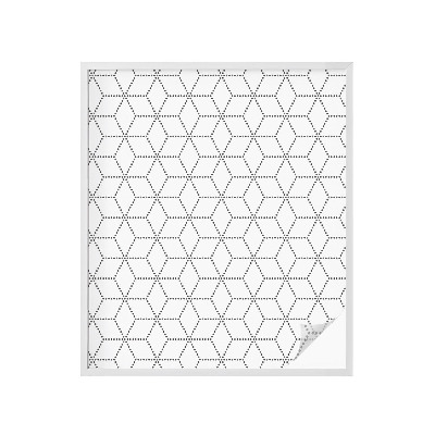 Pellicola decorativa per vetri Rombi punteggiati