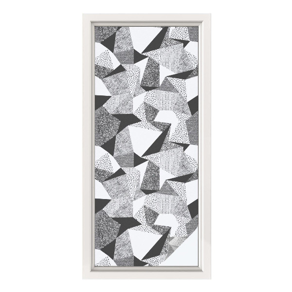 Pellicola per vetri effetto vetrata Figure geometriche