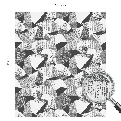 Pellicola per vetri effetto vetrata Figure geometriche