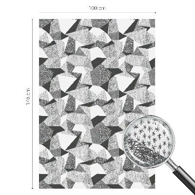 Pellicola per vetri effetto vetrata Figure geometriche