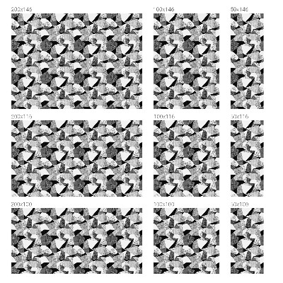 Pellicola per vetri effetto vetrata Figure geometriche