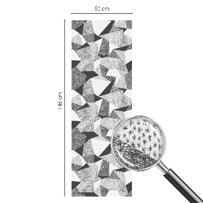 Pellicola per vetri effetto vetrata Figure geometriche