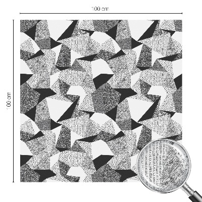 Pellicola per vetri effetto vetrata Figure geometriche