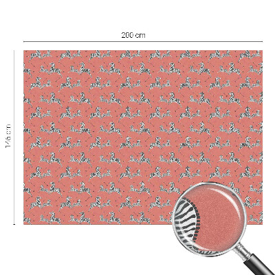 Pellicola per vetri effetto ghiaccio colorato Motivo zebrato