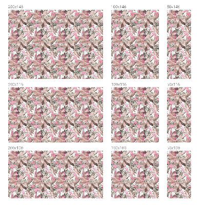 Pellicola per vetri privacy Fiori pastello