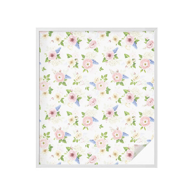 Pellicola adesiva effetto vetrata colorata Motivo floreale