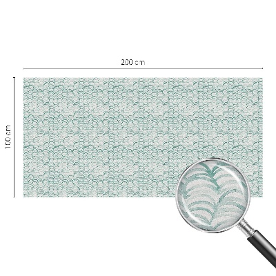 Pellicola per vetri effetto vetrata Onda verde