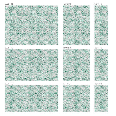 Pellicola per vetri effetto vetrata Onda verde