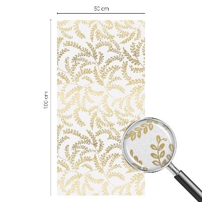 Pellicola per vetri effetto vetrata Modello vegetale