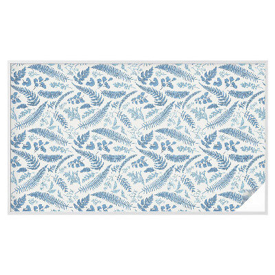 Pellicola per vetri effetto ghiaccio colorato Motivo botanico