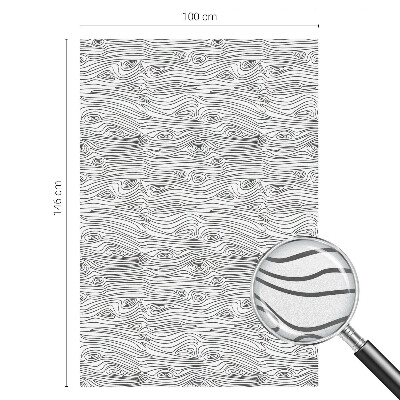 Pellicola adesiva effetto vetrata colorata Linee di legno