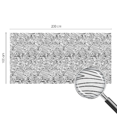 Pellicola adesiva effetto vetrata colorata Linee di legno