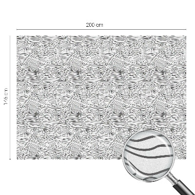 Pellicola adesiva effetto vetrata colorata Linee di legno