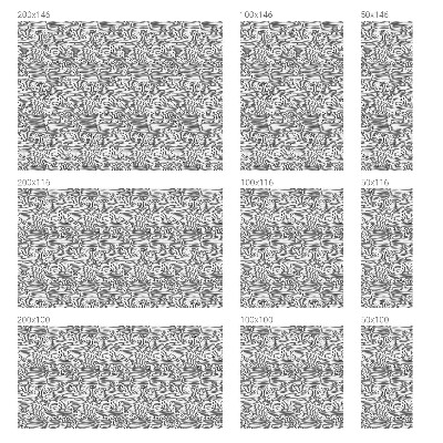 Pellicola adesiva effetto vetrata colorata Linee di legno