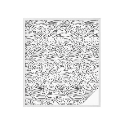 Pellicola adesiva effetto vetrata colorata Linee di legno