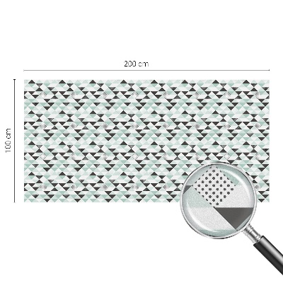 Pellicola per vetri effetto ghiaccio colorato Modelli triangolari