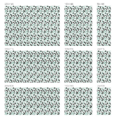 Pellicola per vetri effetto ghiaccio colorato Modelli triangolari