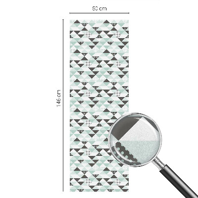 Pellicola per vetri effetto ghiaccio colorato Modelli triangolari