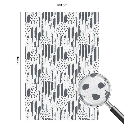 Pellicola adesiva effetto vetrata colorata Strisce e punti