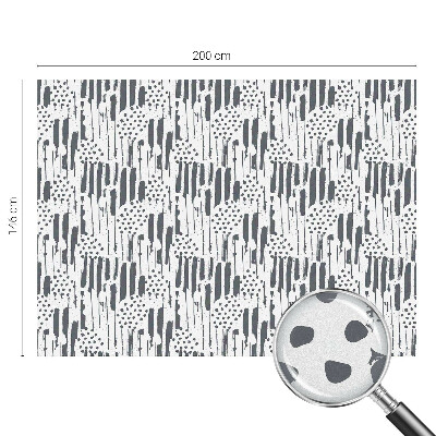 Pellicola adesiva effetto vetrata colorata Strisce e punti