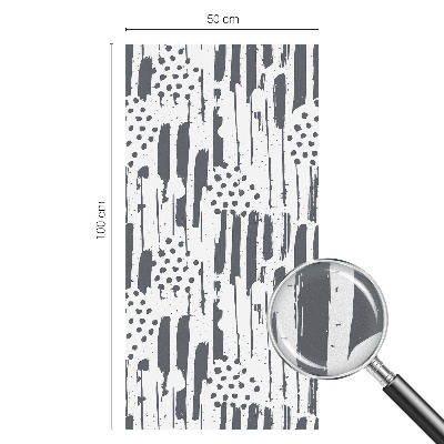 Pellicola adesiva effetto vetrata colorata Strisce e punti