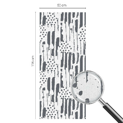 Pellicola adesiva effetto vetrata colorata Strisce e punti