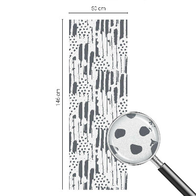 Pellicola adesiva effetto vetrata colorata Strisce e punti