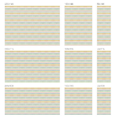 Pellicola per vetri privacy Righe pastello