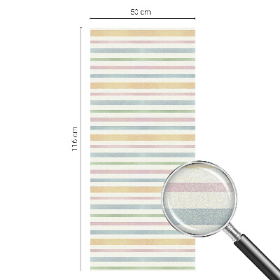 Pellicola per vetri privacy Righe pastello