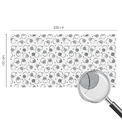 Pellicola per vetri effetto vetrata Ruote grigie