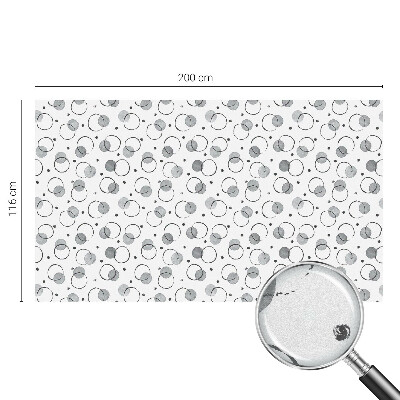 Pellicola per vetri effetto vetrata Ruote grigie