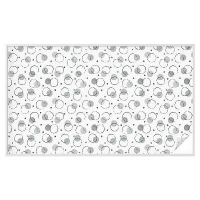 Pellicola per vetri effetto vetrata Ruote grigie