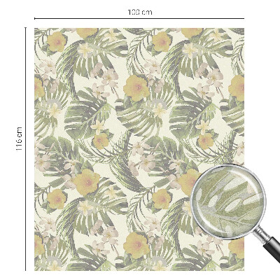 Pellicola decorativa per vetri Tema tropicale