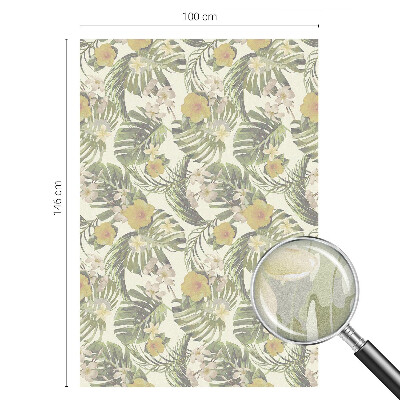 Pellicola decorativa per vetri Tema tropicale