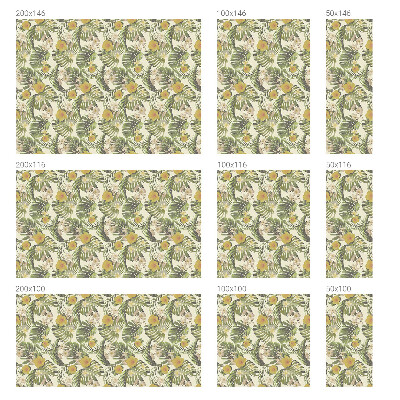 Pellicola decorativa per vetri Tema tropicale