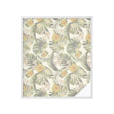 Pellicola decorativa per vetri Tema tropicale