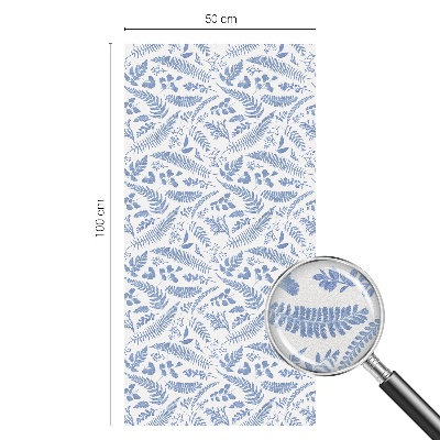 Pellicola per vetri effetto vetrata foglie di felce