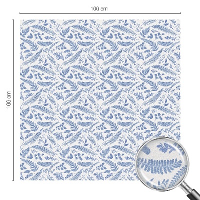 Pellicola per vetri effetto vetrata foglie di felce