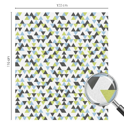 Pellicola decorativa per vetri Triangoli geometrici