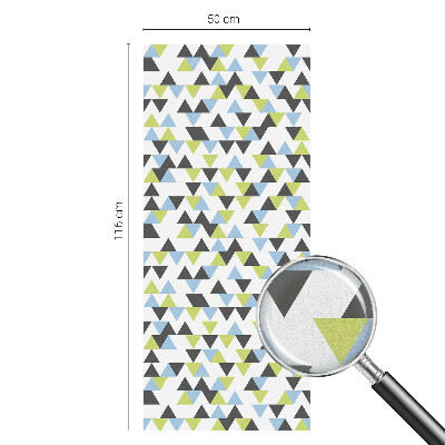 Pellicola decorativa per vetri Triangoli geometrici