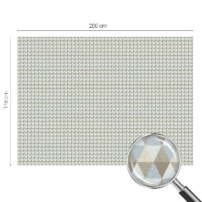 Pellicola adesiva effetto vetrata colorata Triangoli geometrici