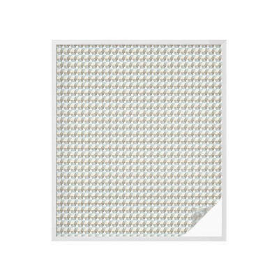 Pellicola adesiva effetto vetrata colorata Triangoli geometrici