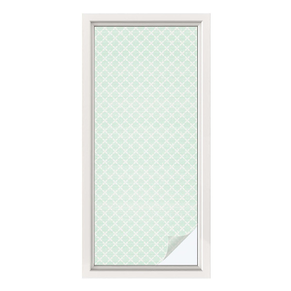 Pellicola per vetri effetto vetrata Simmetria pastello