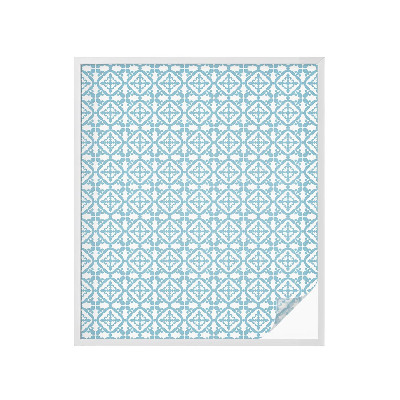 Pellicola per vetri privacy Ornamenti blu